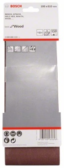 Набор из 3 шлифлент 100 x 610 mm, 150 2608606133
